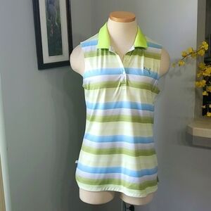 PUMA TOP. Size large. Green blue, golf, tennis or pickle‎ ball. Sleevless. Nice